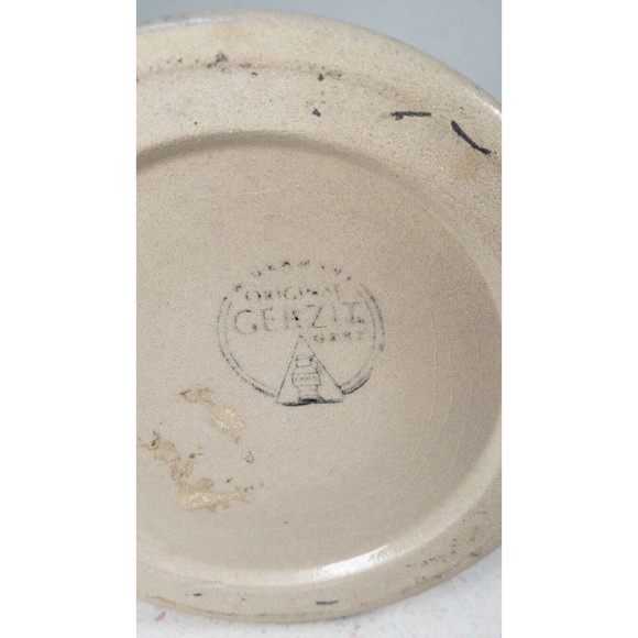 Vintage Original Gerzit Lidded German Stoneware Beer Stein Cobalt Blue Pewter - Picture 14 of 14